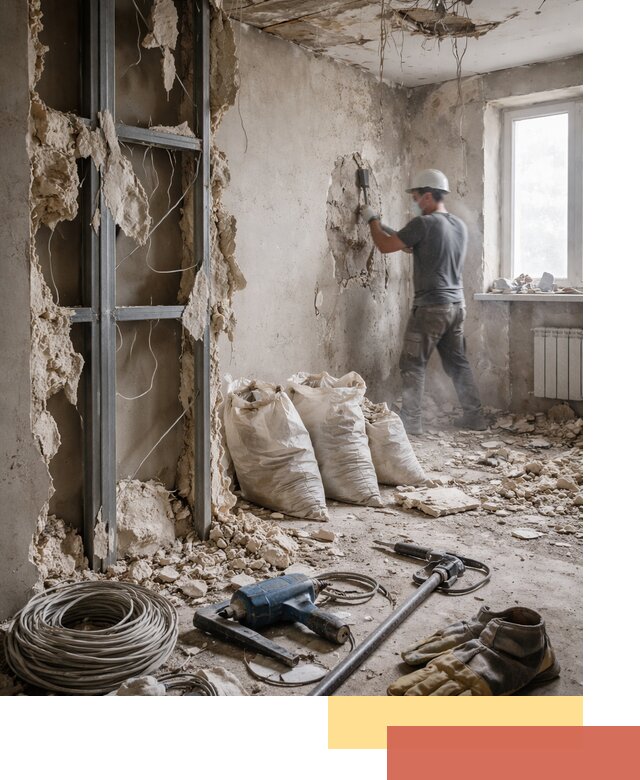 Профессиональный демонтаж зданий и конструкций в Ревде