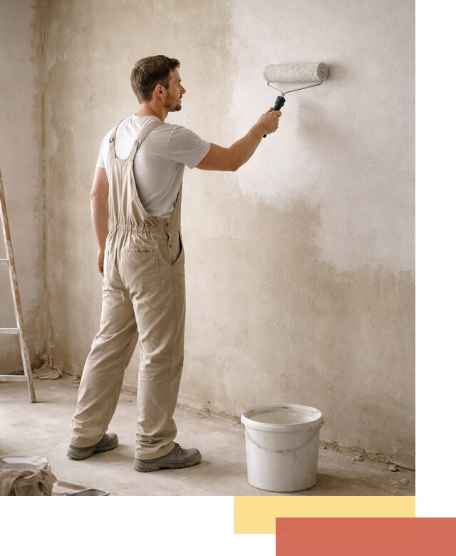 Грунтовка стен под отделку в Ревде профессиональным раствором