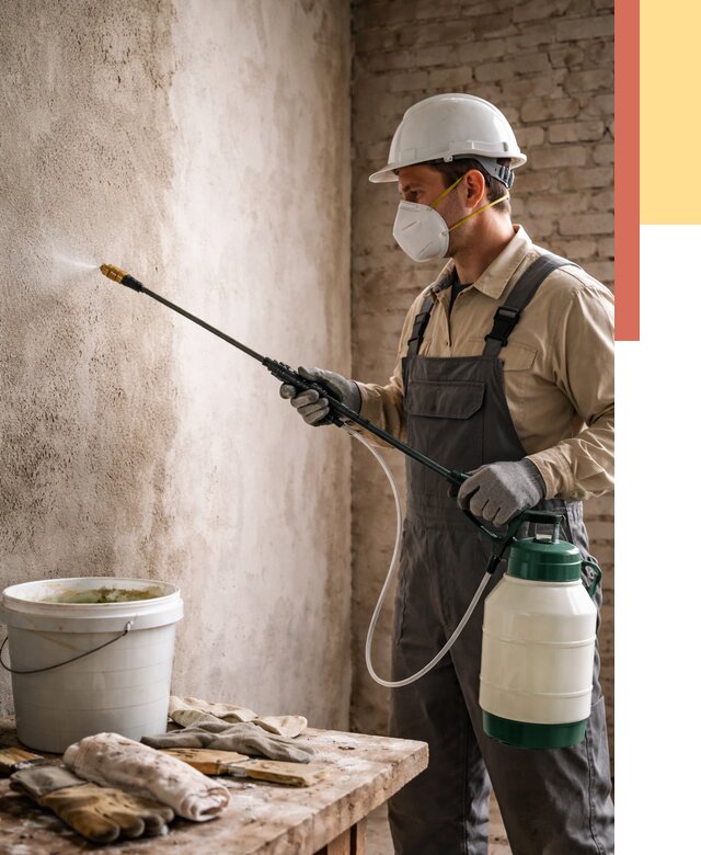 Антисептическая обработка стен в Ревде от 1269 руб. — быстро и недорого | ОТДЕЛОЧНИК-Рвд