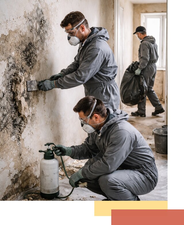 Удаление плесени со стен профессионально в Ревде