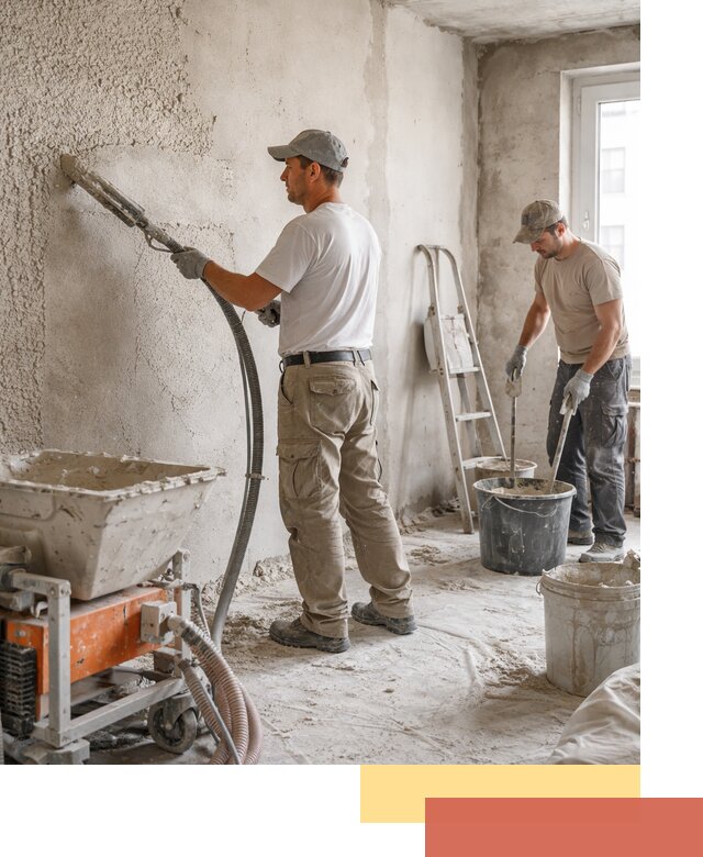 Машинная штукатурка стен в Ревде — быстро и качественно