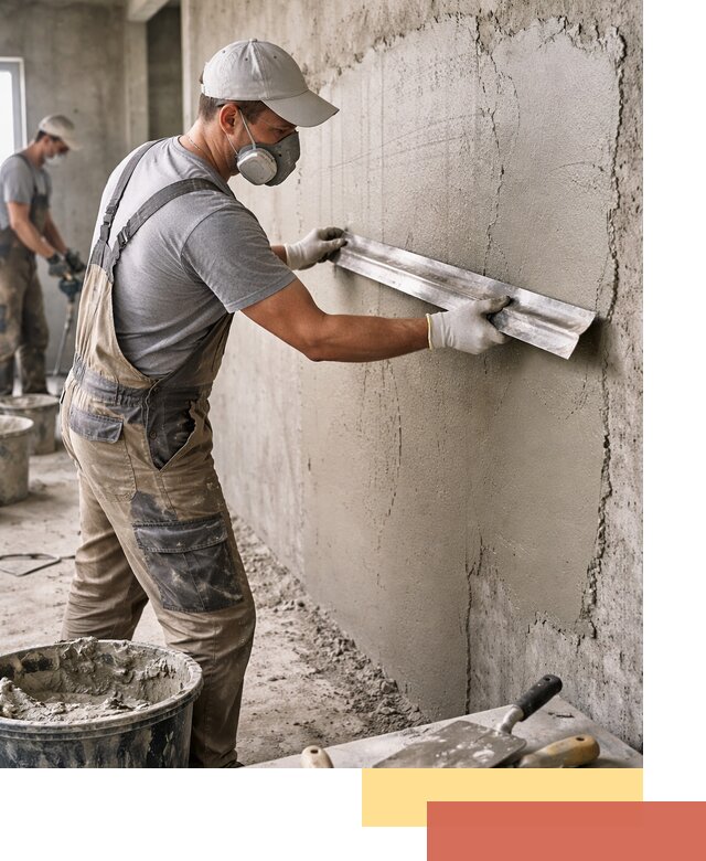 Штукатурка бетонных стен в Ревде качественно и долговечно