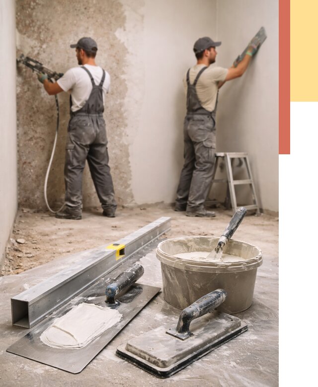 Штукатурка стен под обои в Ревде от 4761 руб./м2 — выравнивание под обои | ОТДЕЛОЧНИК-Рвд