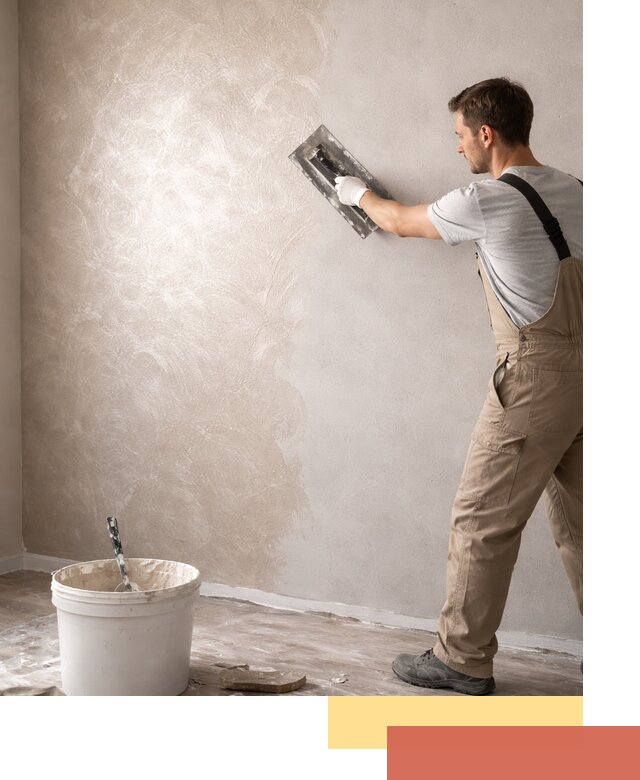 Декоративная штукатурка «Мокрый шелк» под ключ в Ревде