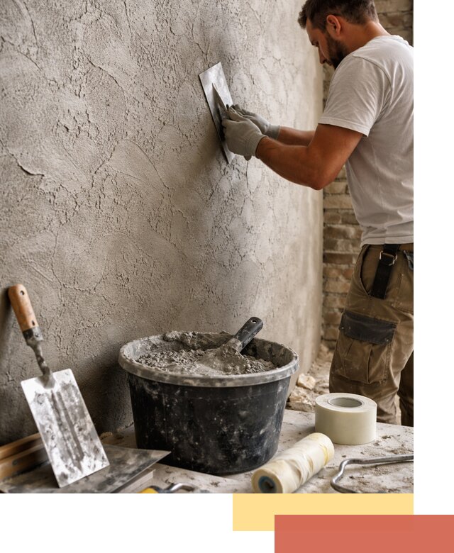 Декоративная штукатурка лофт в Ревде — отделка стен и потолков