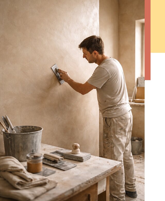 Марокканская штукатурка таделакт в Ревде под ключ от 4443 руб. | ОТДЕЛОЧНИК-Рвд