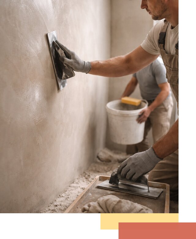 Нанесение марокканской штукатурки таделакт в Ревде