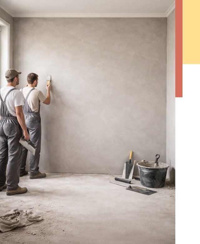 Микробетон на стены в Ревде от 1322 руб. — нанесение и отделка | ОТДЕЛОЧНИК-Рвд