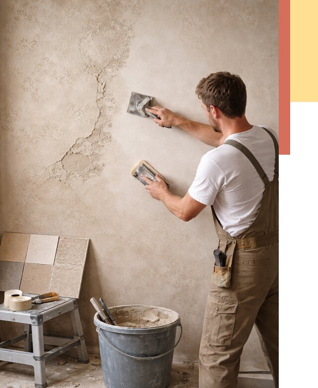 Ремонт декоративной штукатурки в Ревде от 4761 руб. под ключ | ОТДЕЛОЧНИК-Рвд