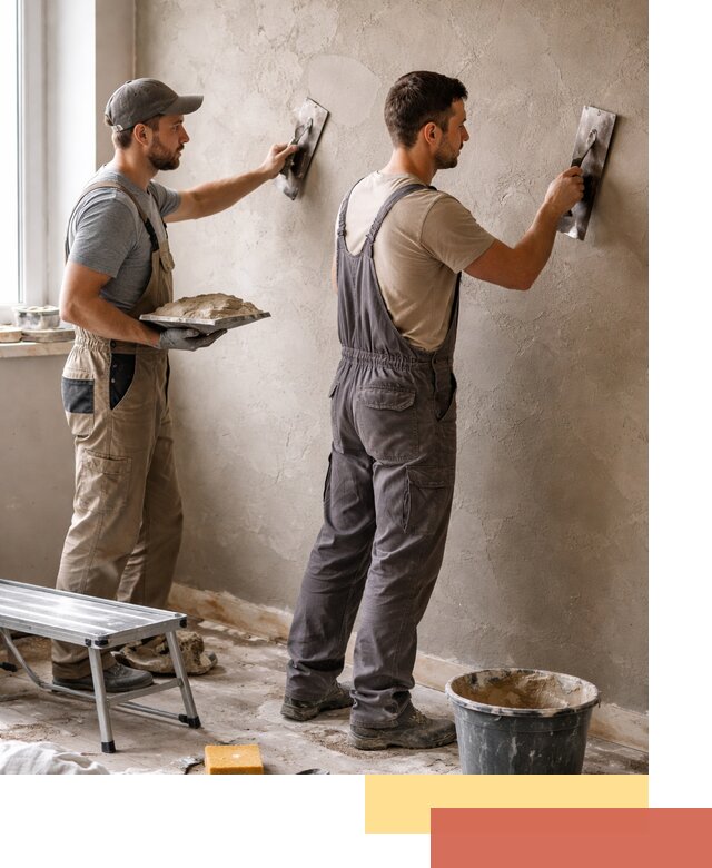 Ремонт декоративной штукатурки и восстановление фактуры в Ревде