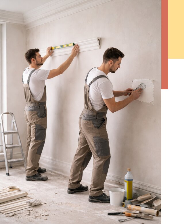 Монтаж лепнины на стены в Ревде от 4761 руб. — недорого, быстро | ОТДЕЛОЧНИК-Рвд