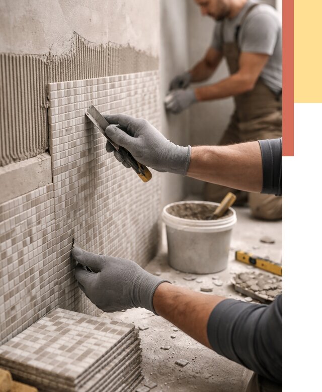 Облицовка стен мозаикой в Ревде от 3385 руб/м2 — укладка мозаики на стены | ОТДЕЛОЧНИК-Рвд