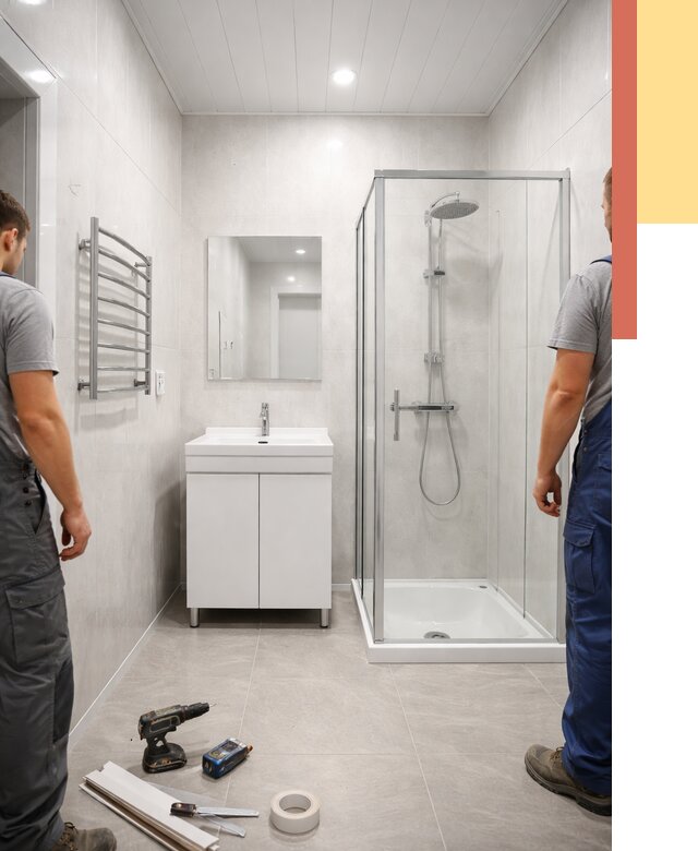 Отделка ванной комнаты панелями ПВХ в Ревде от 4761 руб. за м2 | ОТДЕЛОЧНИК-Рвд