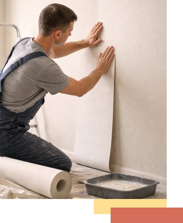 Поклейка флизелиновых обоев в Ревде качественно и быстро