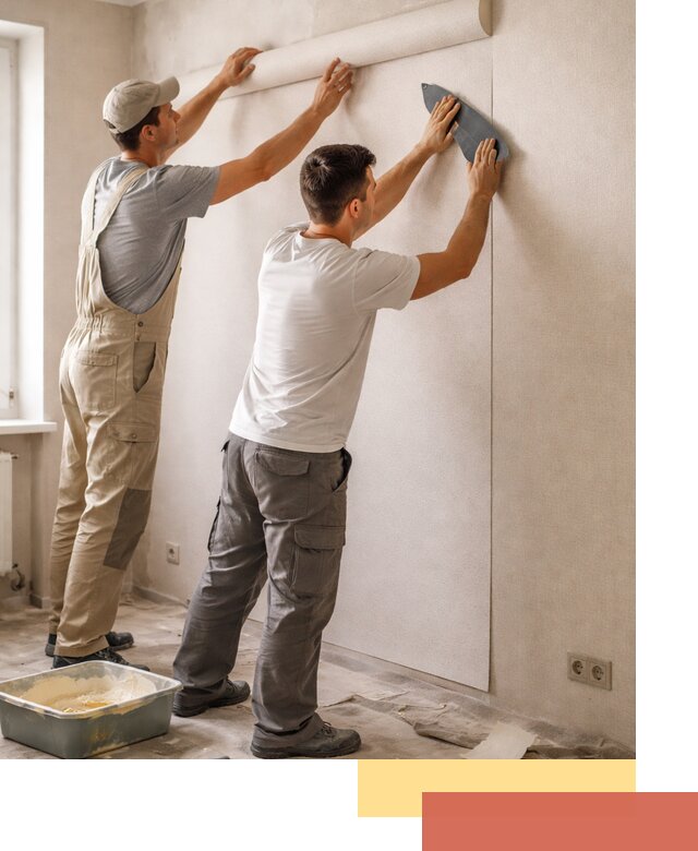 Поклейка виниловых обоев в Ревде профессионально и качественно