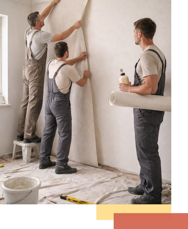 Оклейка стен обоями в Ревде — качественно и профессионально