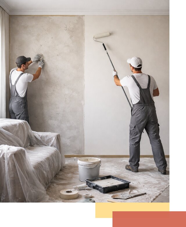 Покраска стен антивандальной краской в Ревде