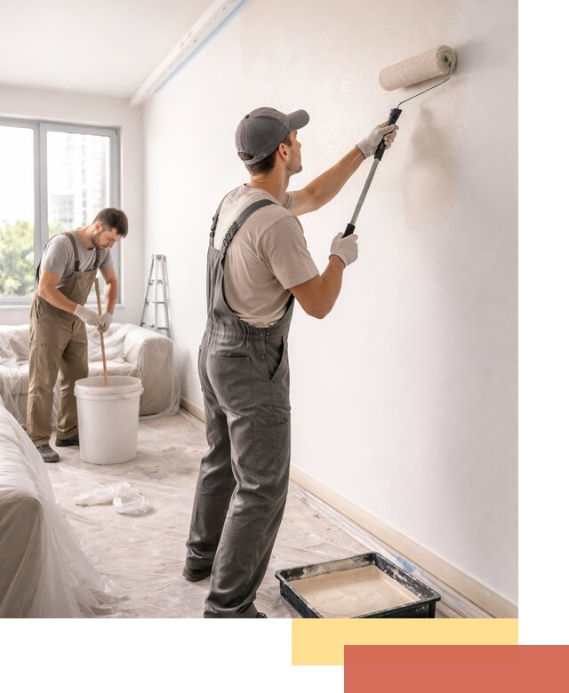 Покраска стен в офисе в Ревде — быстрый и качественный ремонт