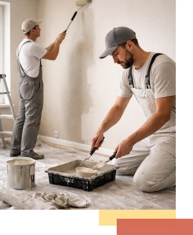 Покраска стен в квартире в Ревде — профессионально и аккуратно