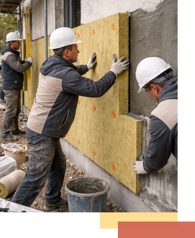 Утепление стен минватой в Ревде — тепло и звукоизоляция