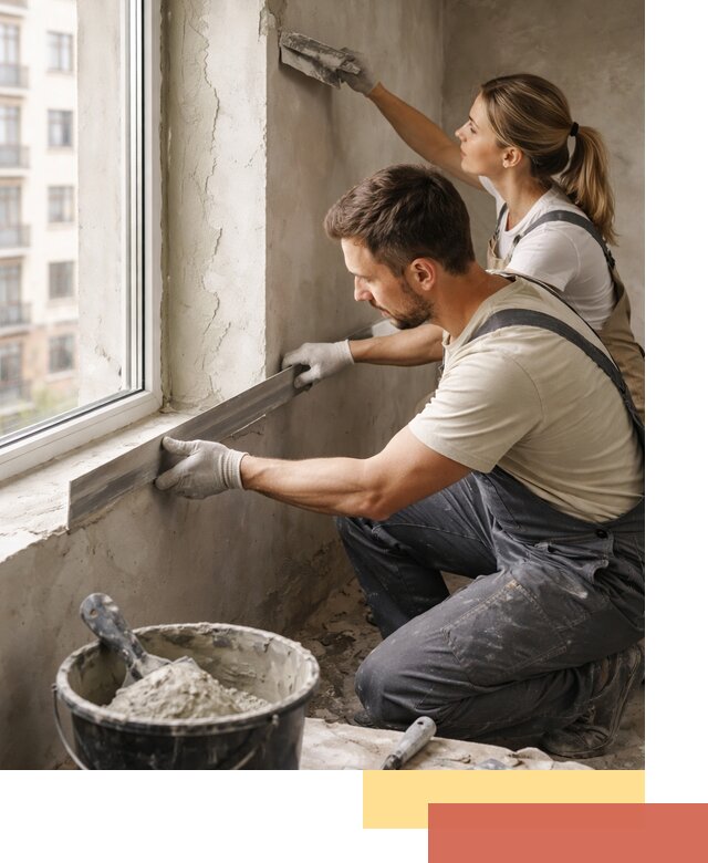 Штукатурка откосов дверей и окон профессионально в Ревде