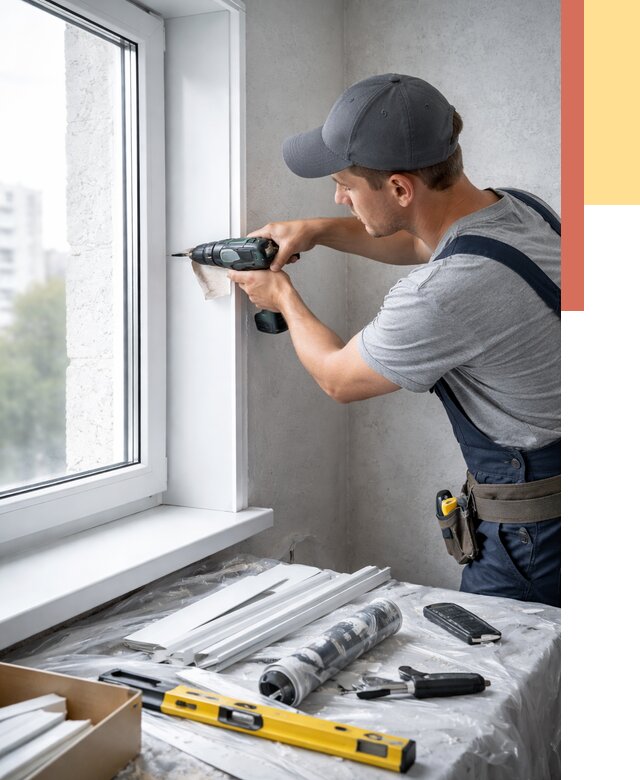 Установка пластиковых откосов в Ревде от 2380 руб. | ОТДЕЛОЧНИК-Рвд монтаж, быстро и недорого