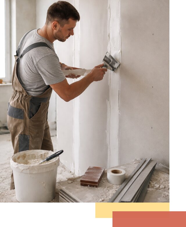 Шпаклевка перегородок из гипсокартона в Ревде качественно и быстро