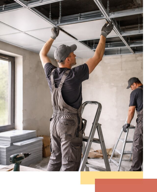 Монтаж кассетного потолка в Ревде качественно и быстро