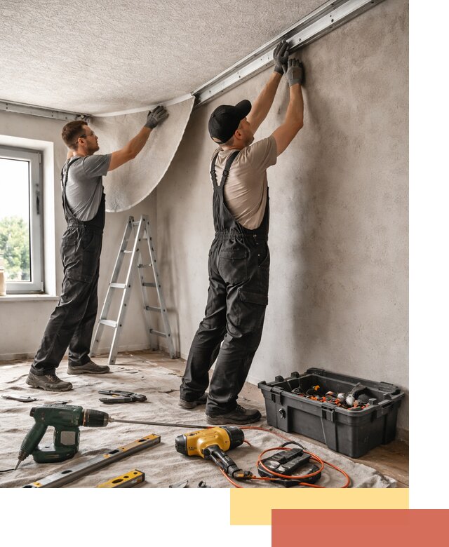 Монтаж фактурного натяжного потолка в Ревде качественно и быстро