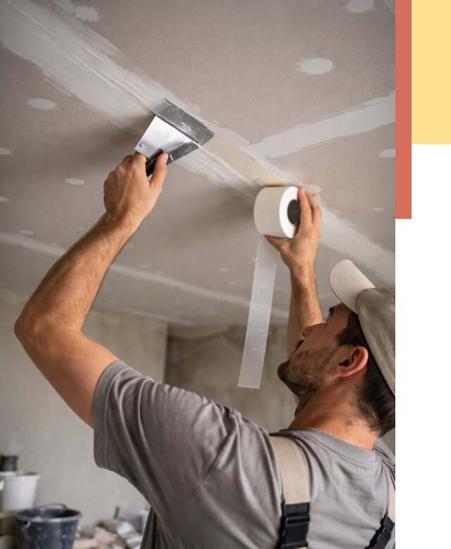 Обработка швов потолка ГКЛ в Ревде от 7934 руб. под ключ | ОТДЕЛОЧНИК-Рвд