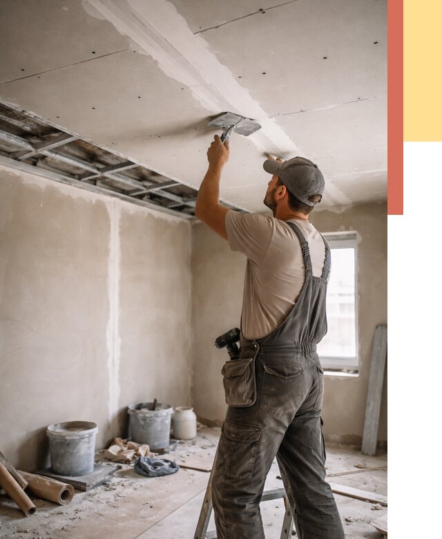 Ремонт потолка из гипсокартона в Ревде от 688 руб./м² — быстро и недорого | ОТДЕЛОЧНИК-Рвд