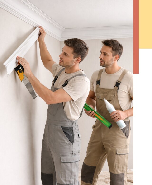 Монтаж потолочного плинтуса в Ревде от 2433 руб. — быстро и недорого | ОТДЕЛОЧНИК-Рвд