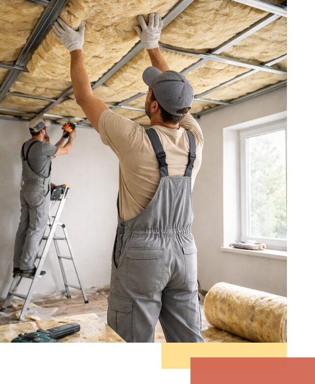 Утепление потолка под ключ в Ревде качественно и быстро