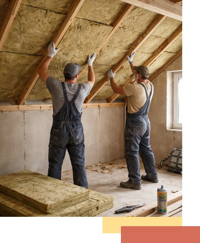 Утепление потолка минеральной ватой в Ревде