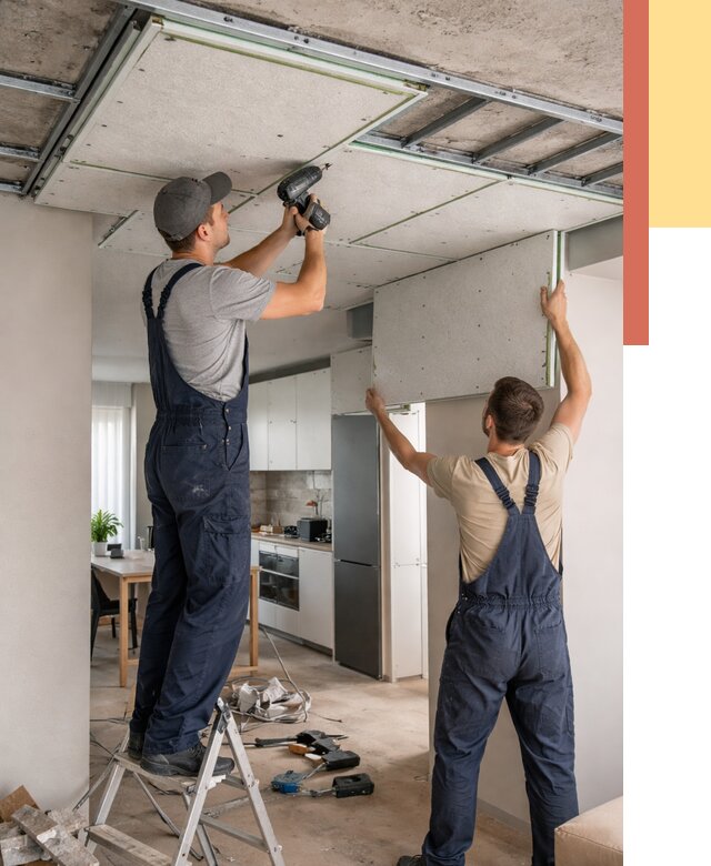 Шумоизоляция потолка панелями зипс в Ревде от 1957 руб. под ключ | ОТДЕЛОЧНИК-Рвд